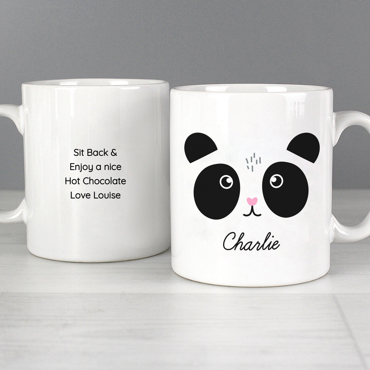 Personalised Cute Panda Face Ceramic Mug - Shop Personalised Gifts