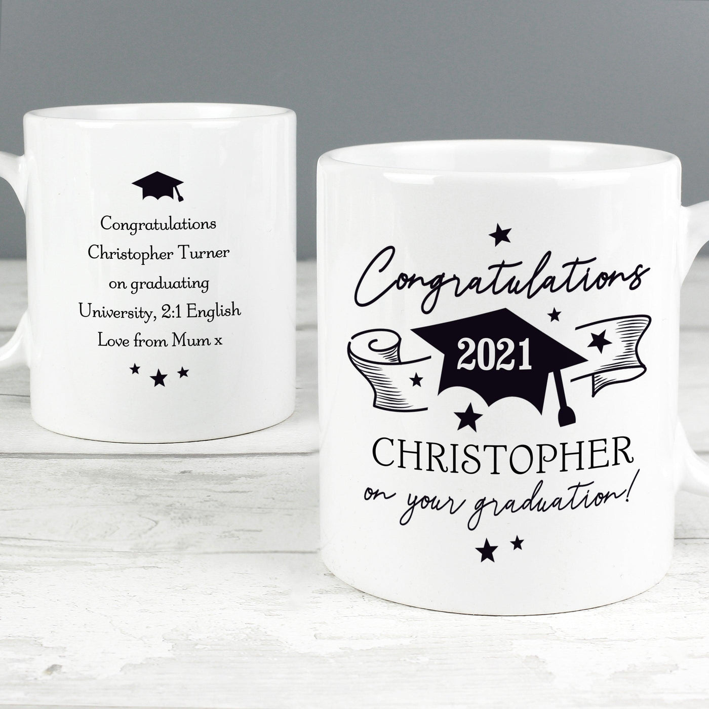 Personalised Graduation Ceramic Mug - Shop Personalised Gifts