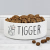 Personalised Scribble Cat 14cm Medium Pet Bowl - Shop Personalised Gifts