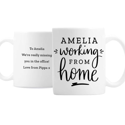 Personalised Working From Home Mug - Shop Personalised Gifts