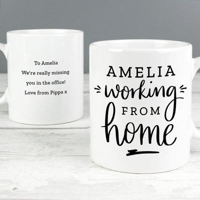 Personalised Working From Home Mug - Shop Personalised Gifts