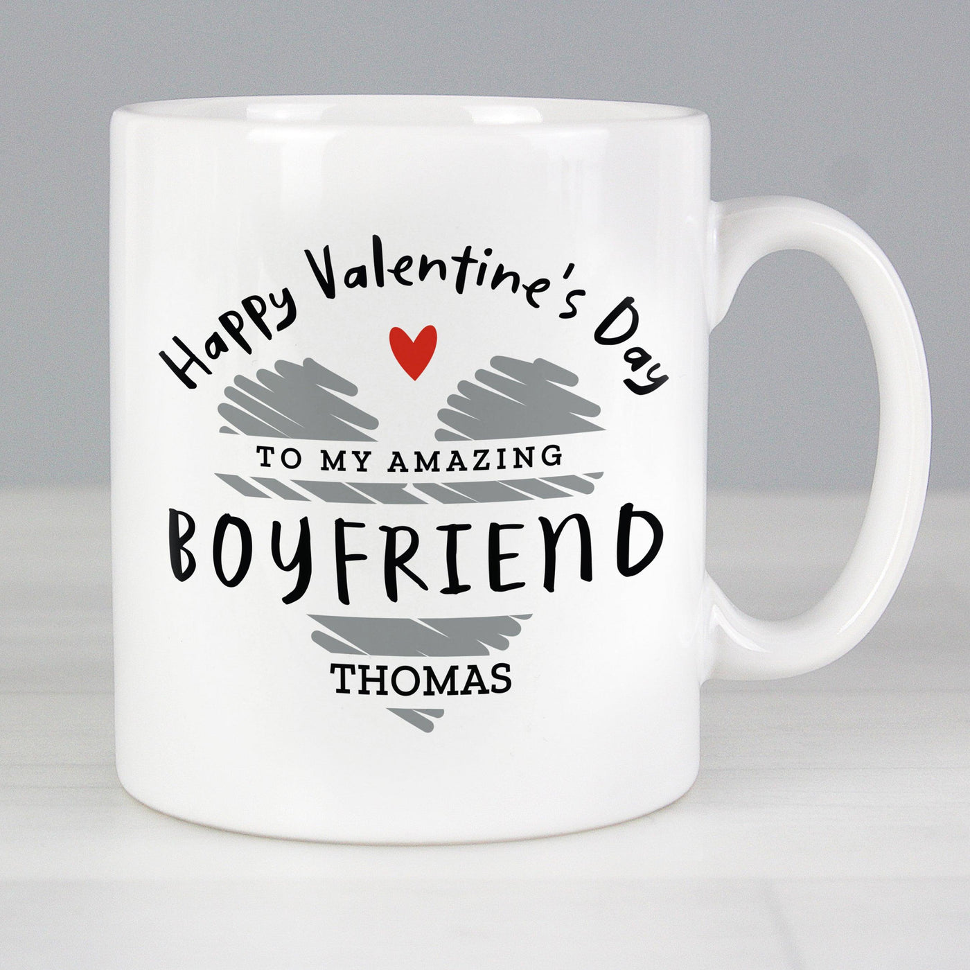 Personalised Happy Valentine's Day Ceramic Mug - Shop Personalised Gifts