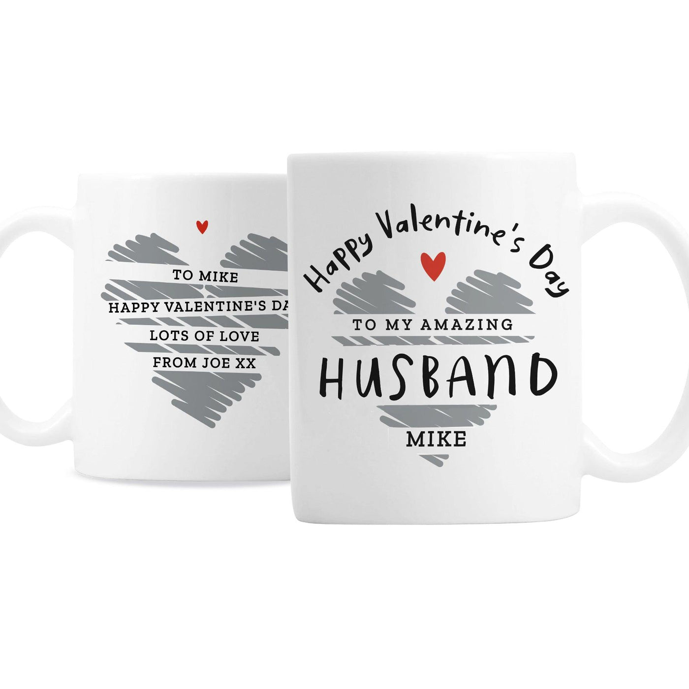 Personalised Happy Valentine's Day Ceramic Mug - Shop Personalised Gifts