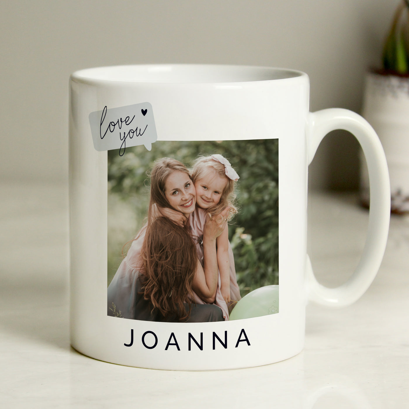 Personalised Love You Snapshot Photo Upload Ceramic Mug