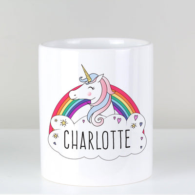 Personalised Unicorn Ceramic Storage Pot - Shop Personalised Gifts