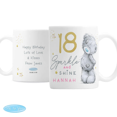 Personalised Me To You Sparkle & Shine Birthday Ceramic Mug - Shop Personalised Gifts