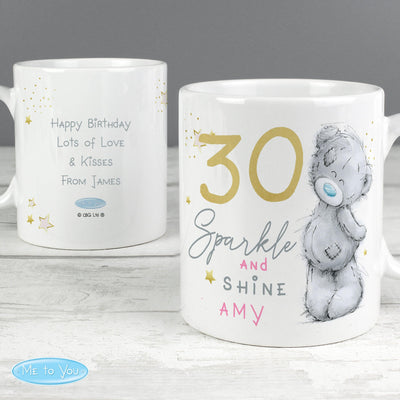 Personalised Me To You Sparkle & Shine Birthday Ceramic Mug - Shop Personalised Gifts