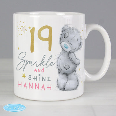 Personalised Me To You Sparkle & Shine Birthday Ceramic Mug - Shop Personalised Gifts