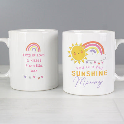 Personalised You Are My Sunshine Ceramic Mug - Shop Personalised Gifts