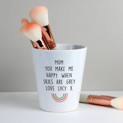 Personalised Rainbow Ceramic Plant Pot - Shop Personalised Gifts