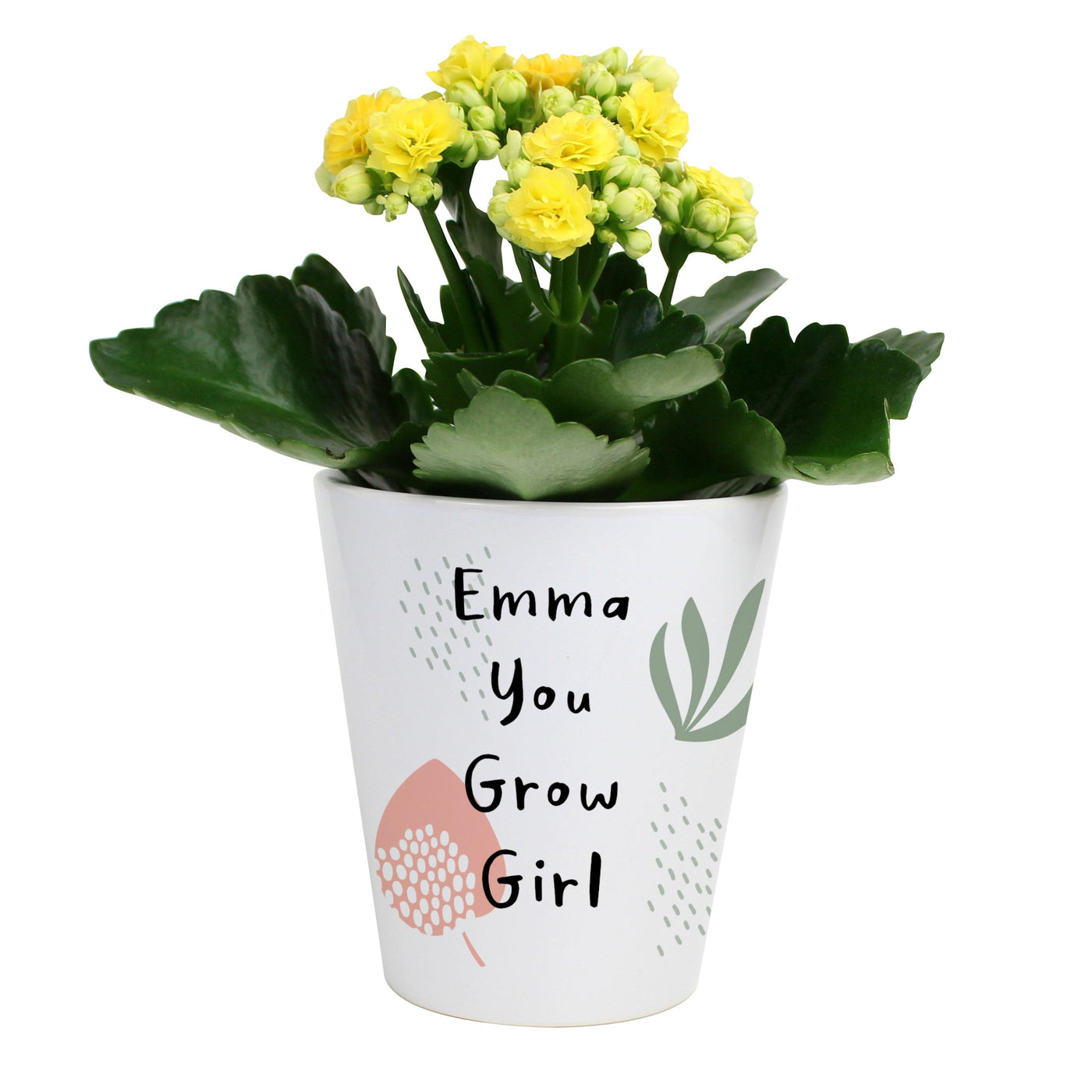 Personalised Abstract Pattern Ceramic Plant Pot - Shop Personalised Gifts