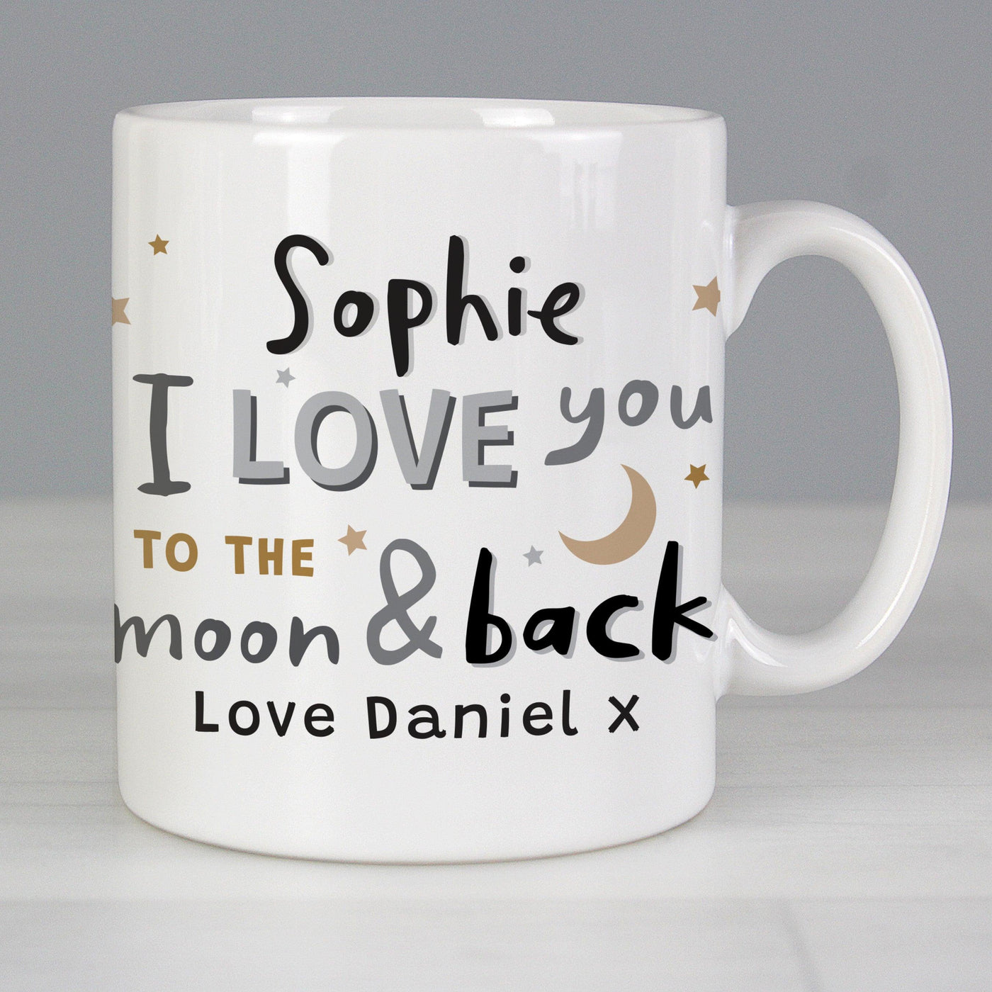 Personalised To the Moon and Back Ceramic Mug - Shop Personalised Gifts