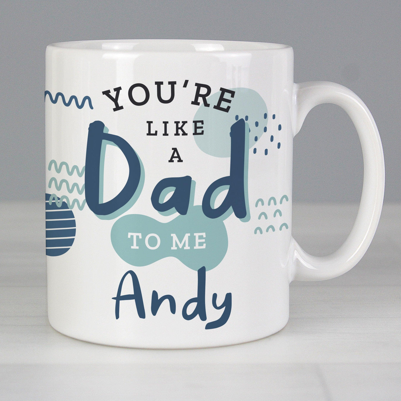 Personalised Like A Dad To Me Ceramic Mug - Shop Personalised Gifts