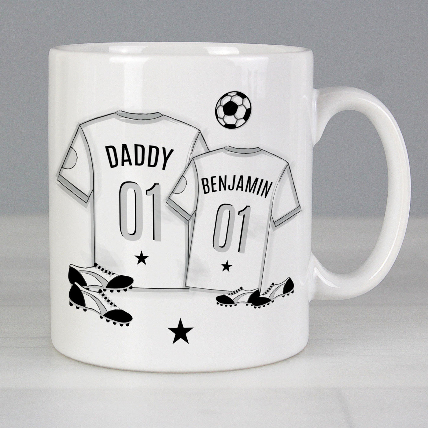 Personalised Football Mini Me Ceramic Mug - Shop Personalised Gifts