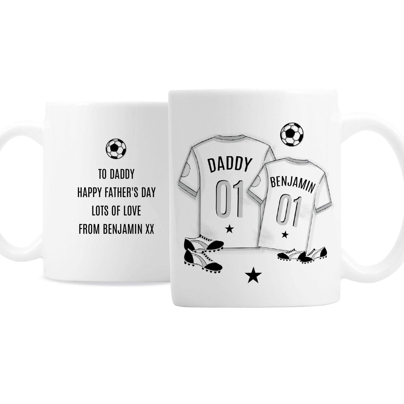 Personalised Football Mini Me Ceramic Mug - Shop Personalised Gifts