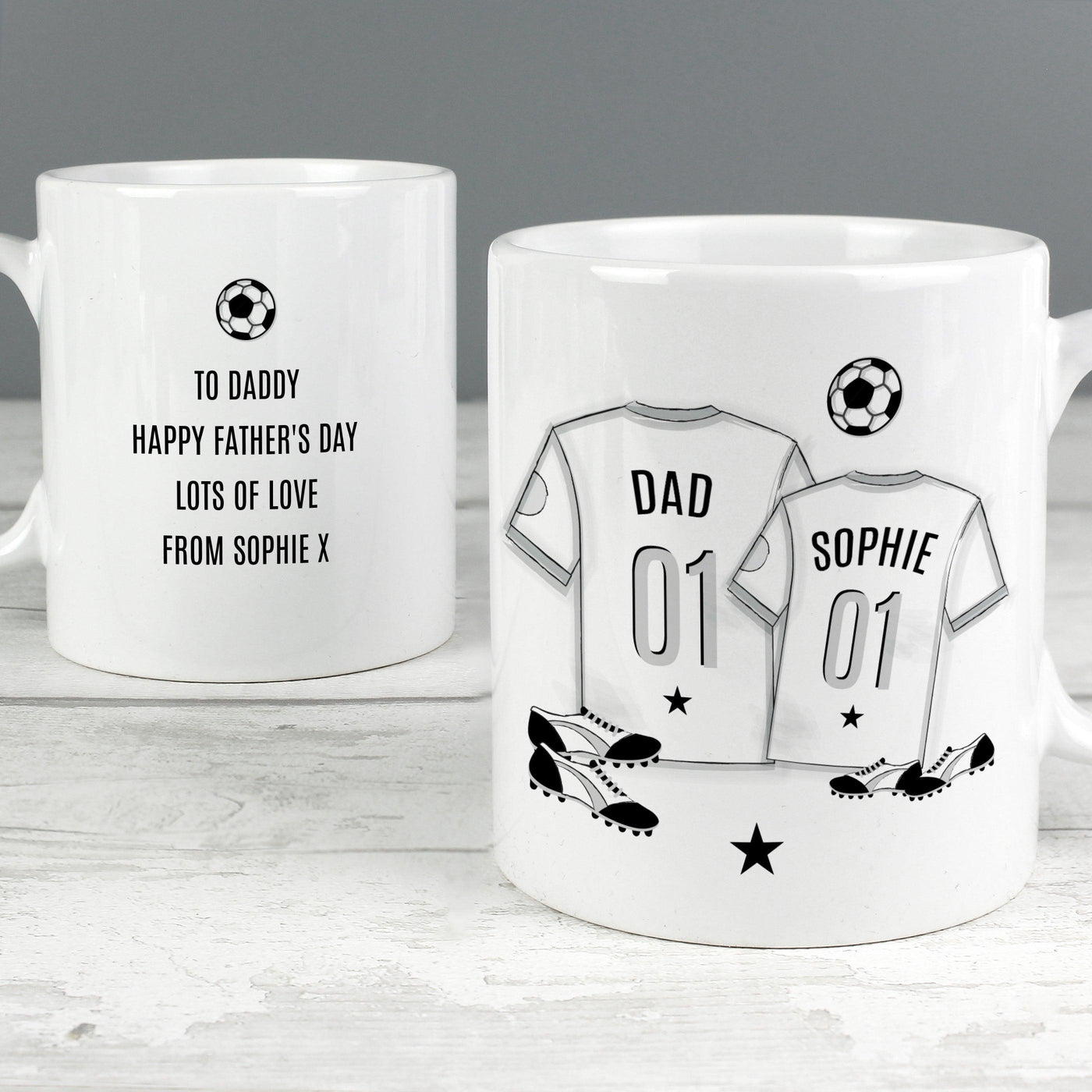 Personalised Football Mini Me Ceramic Mug - Shop Personalised Gifts