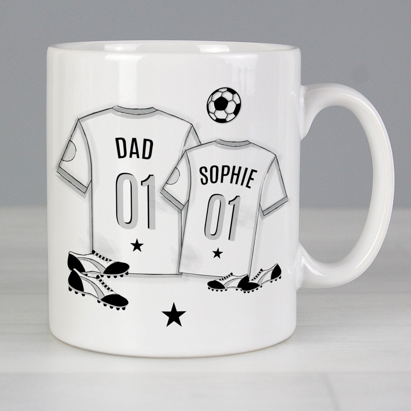 Personalised Football Mini Me Ceramic Mug - Shop Personalised Gifts