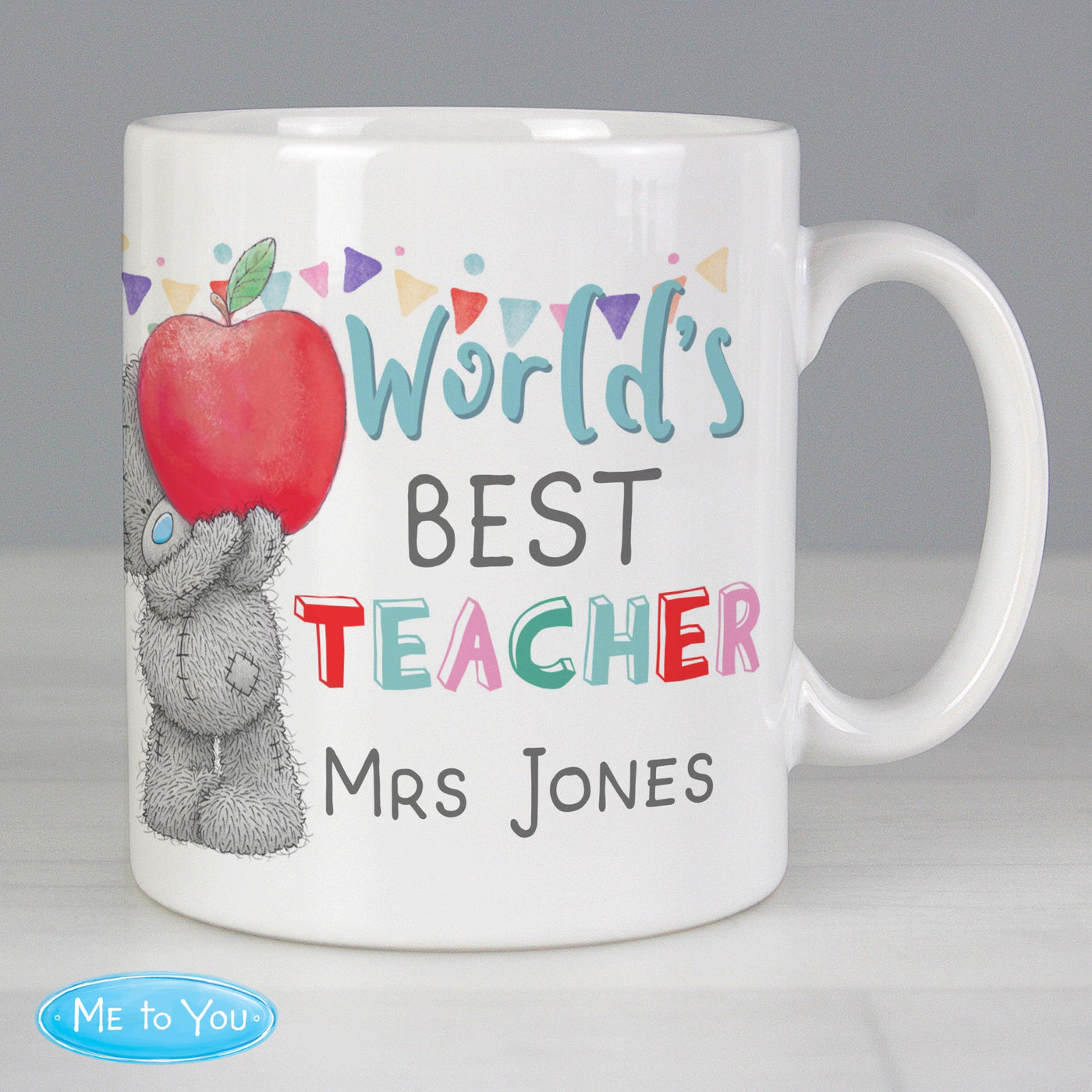 Personalised Me to You World's Best Teacher Ceramic Mug - Shop Personalised Gifts