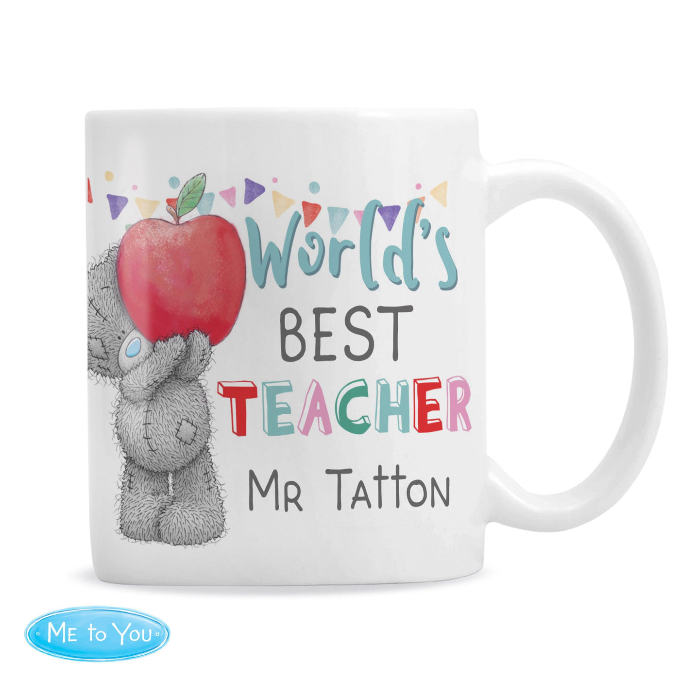 Personalised Me to You World's Best Teacher Ceramic Mug - Shop Personalised Gifts