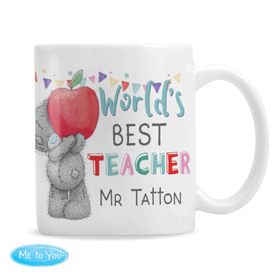 Personalised Me to You World's Best Teacher Ceramic Mug - Shop Personalised Gifts