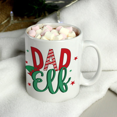 Personalised Dad Elf Ceramic Mug - Shop Personalised Gifts