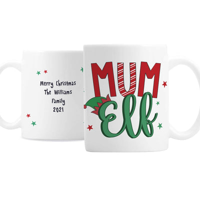 Personalised Mum Elf Ceramic Mug - Shop Personalised Gifts