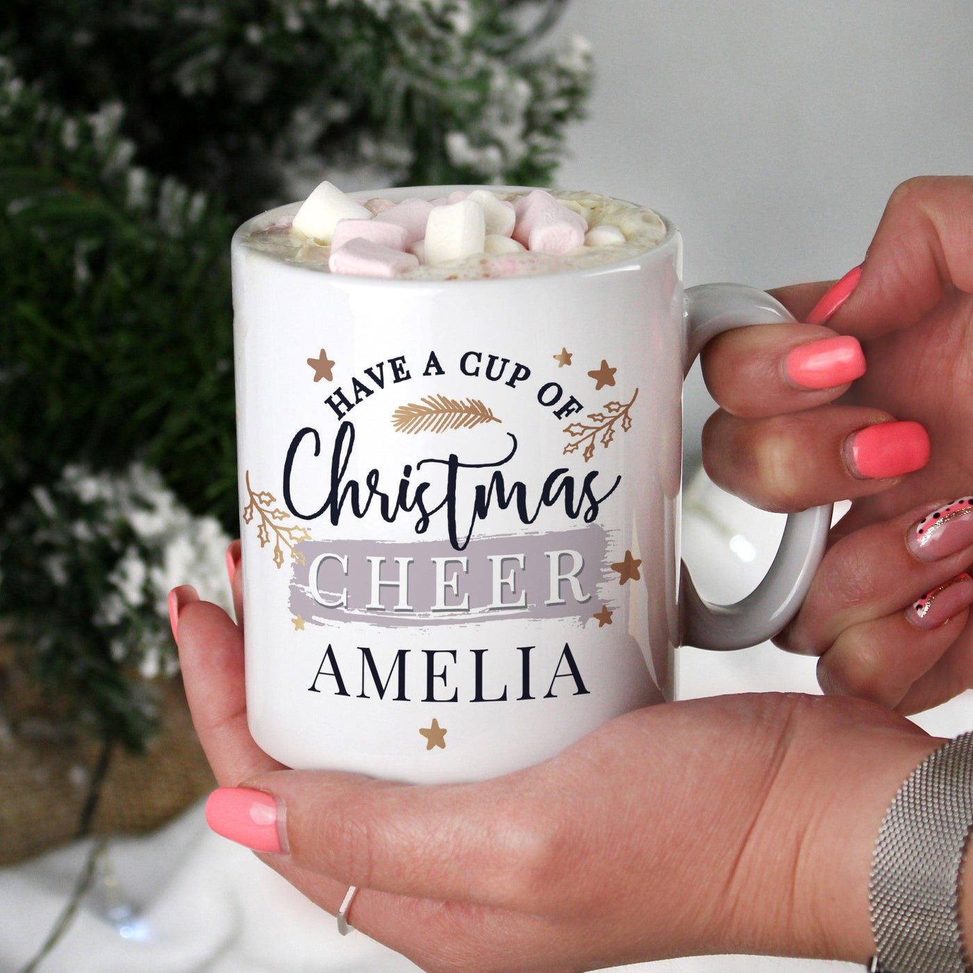 Personalised Cup of Cheer Ceramic Mug - Shop Personalised Gifts