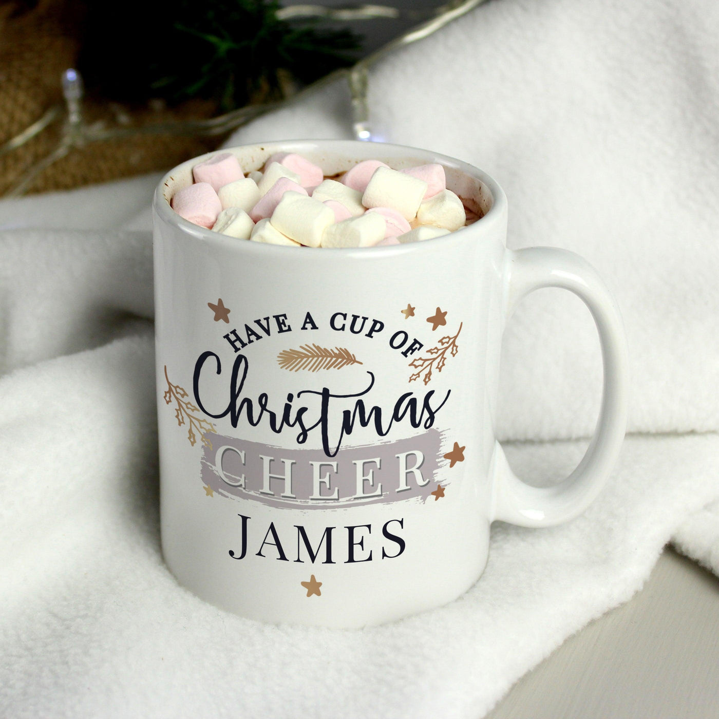 Personalised Cup of Cheer Ceramic Mug - Shop Personalised Gifts