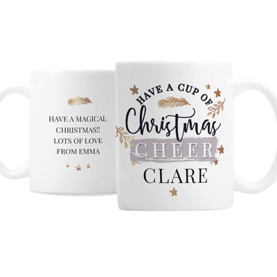 Personalised Cup of Cheer Ceramic Mug - Shop Personalised Gifts