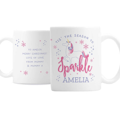Personalised Unicorn Season to Sparkle Ceramic Mug - Shop Personalised Gifts