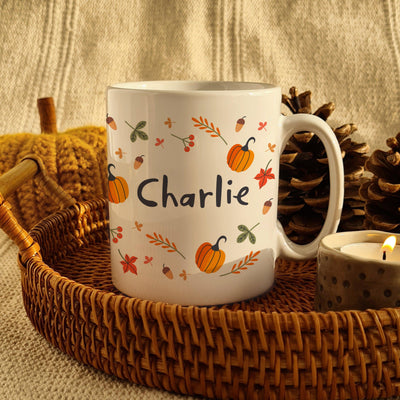 Personalised Pumpkin Ceramic Mug - Shop Personalised Gifts