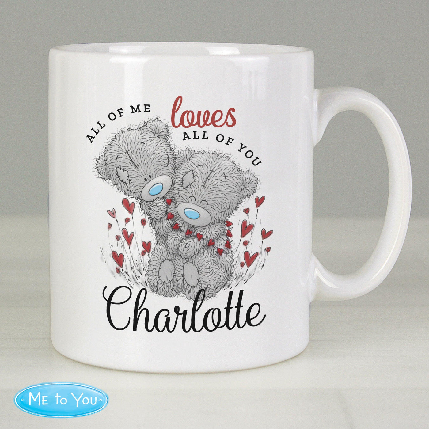 Personalised Me to You Valentine Ceramic Mug - Shop Personalised Gifts