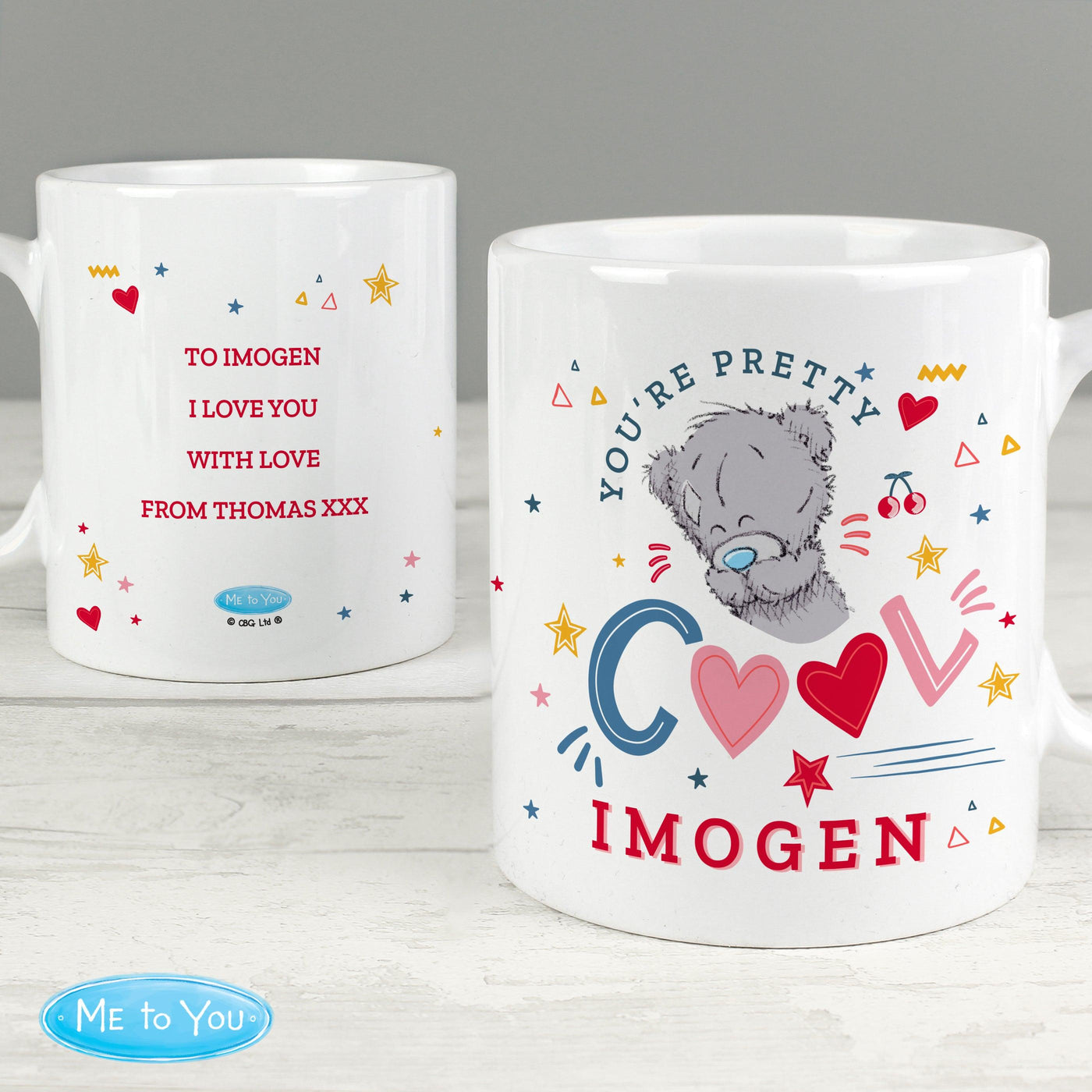 Personalised Me to You Pretty Cool Ceramic Mug - Shop Personalised Gifts