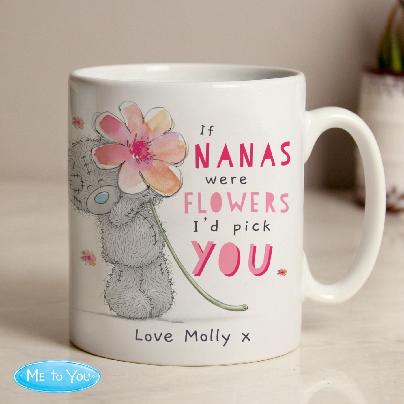 Personalised Me To You If...Were Flowers Ceramic Mug - Shop Personalised Gifts