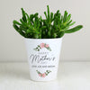 Personalised Abstract Rose Happy Mothers Day Plant Pot - Shop Personalised Gifts