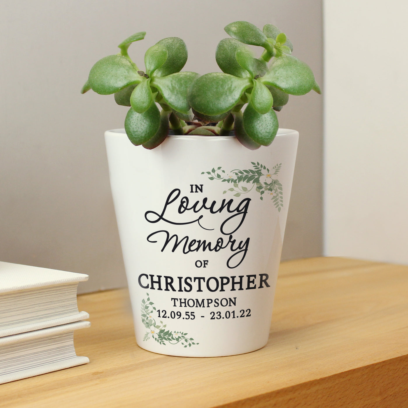 Personalised In Loving Memory Plant Pot