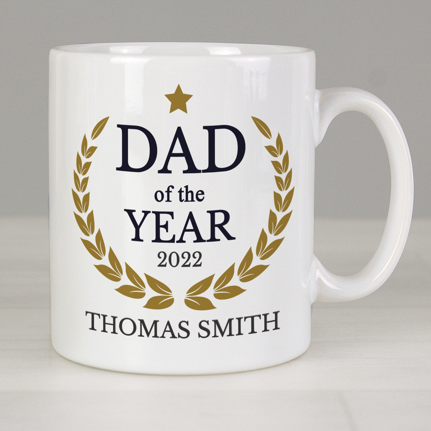 Personalised Dad of the Year Ceramic Mug - Shop Personalised Gifts