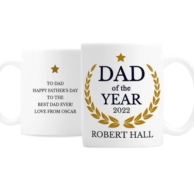 Personalised Dad of the Year Ceramic Mug - Shop Personalised Gifts