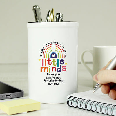 Personalised Shape Little Minds Ceramic Storage Pot - Shop Personalised Gifts