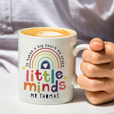 Personalised Shape Little Minds Ceramic Mug - Shop Personalised Gifts