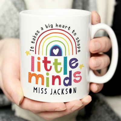 Personalised Shape Little Minds Ceramic Mug - Shop Personalised Gifts