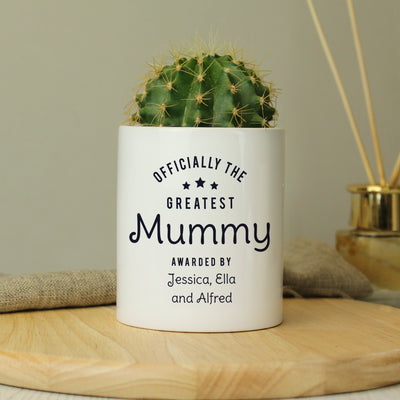 Personalised Officially The Greatest Ceramic Storage Pot