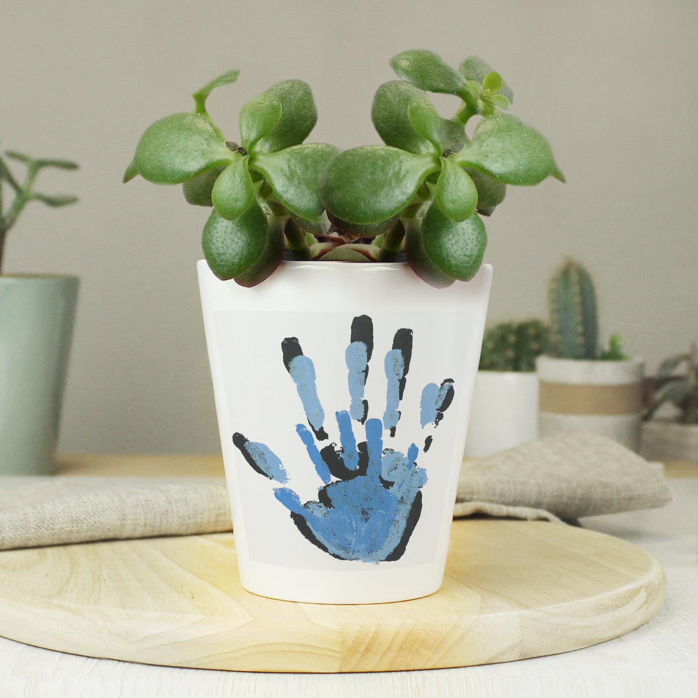 Personalised Childrens Drawing Photo Upload Ceramic Plant Pot