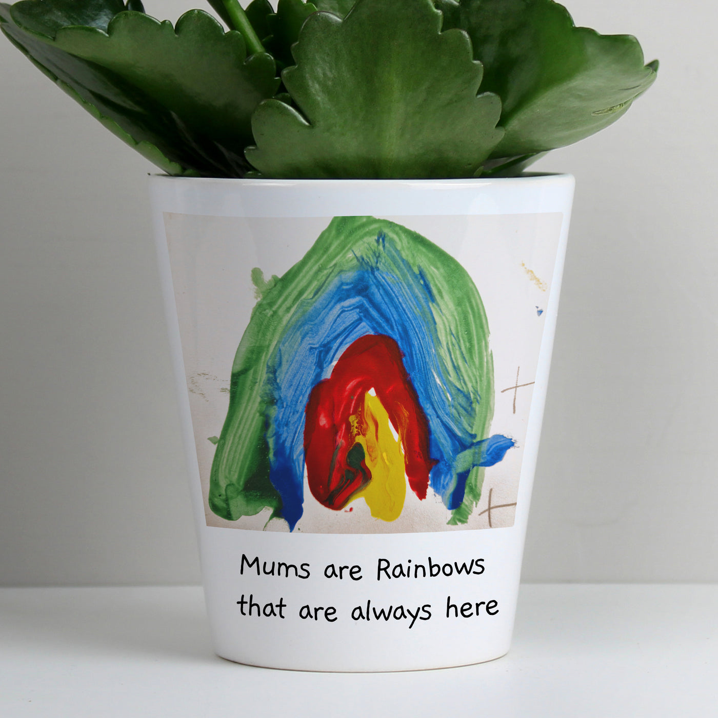 Personalised Childrens Drawing Photo Upload Ceramic Plant Pot