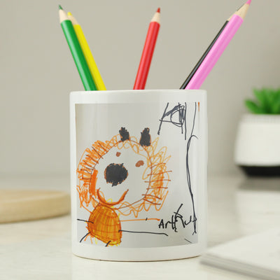 Personalised Childrens Drawing Photo Ceramic Storage Pot