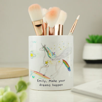 Personalised Childrens Drawing Photo Ceramic Storage Pot