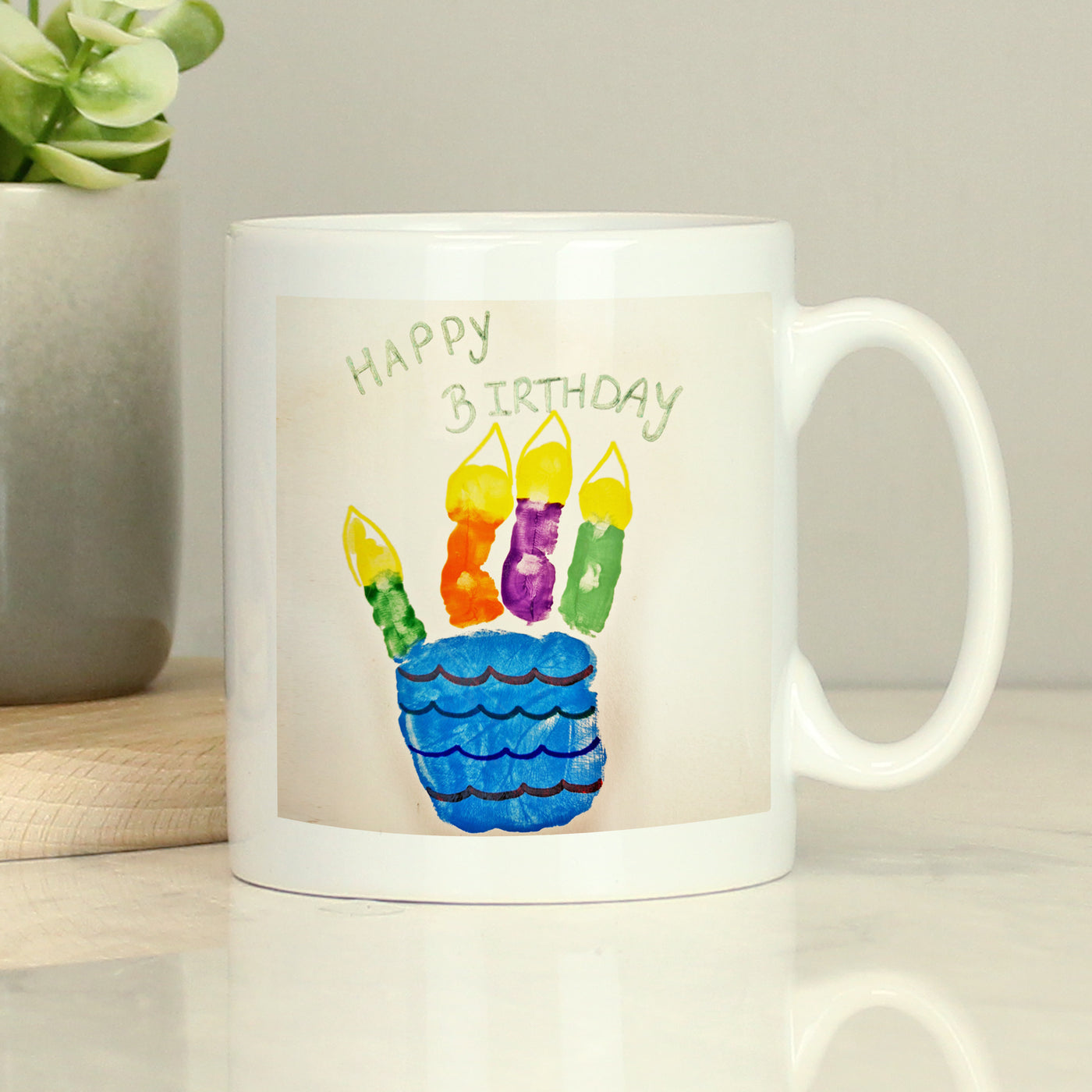 Personalised Childrens Drawing Photo Upload Ceramic Mug