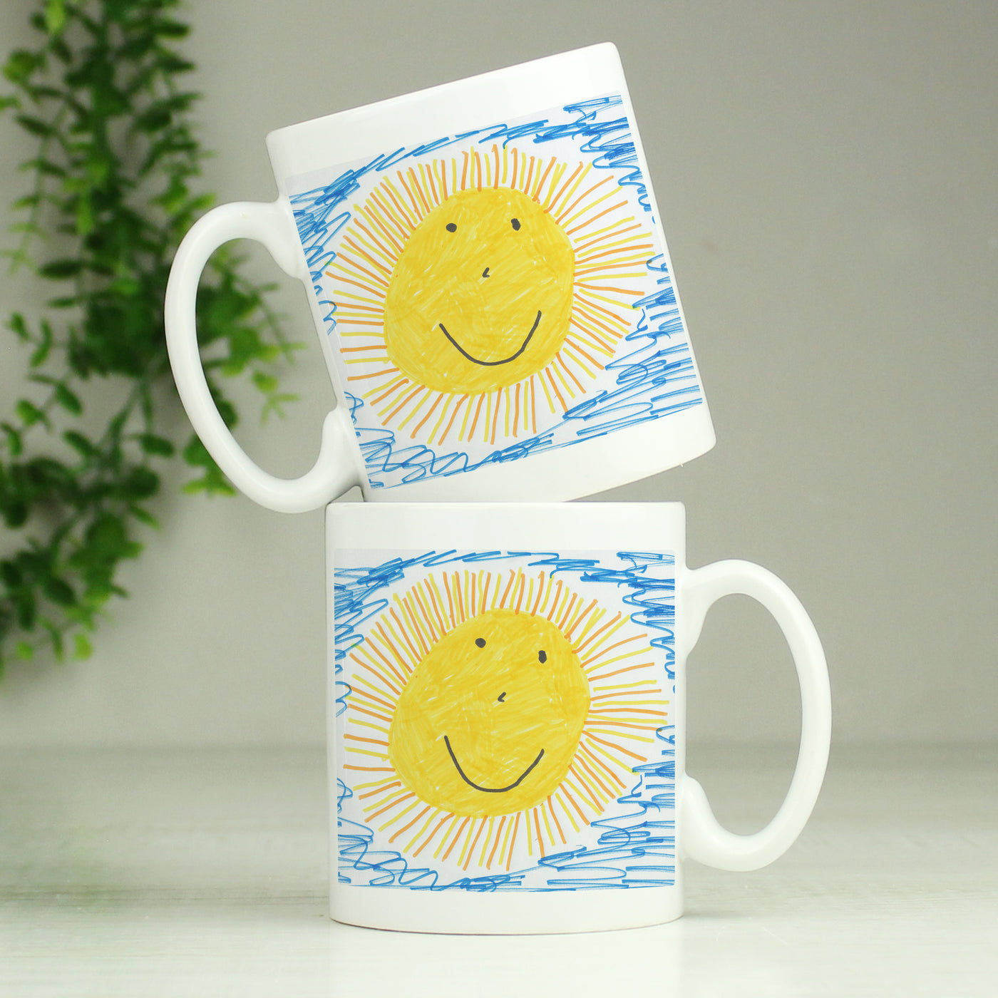 Personalised Childrens Drawing Photo Upload Ceramic Mug