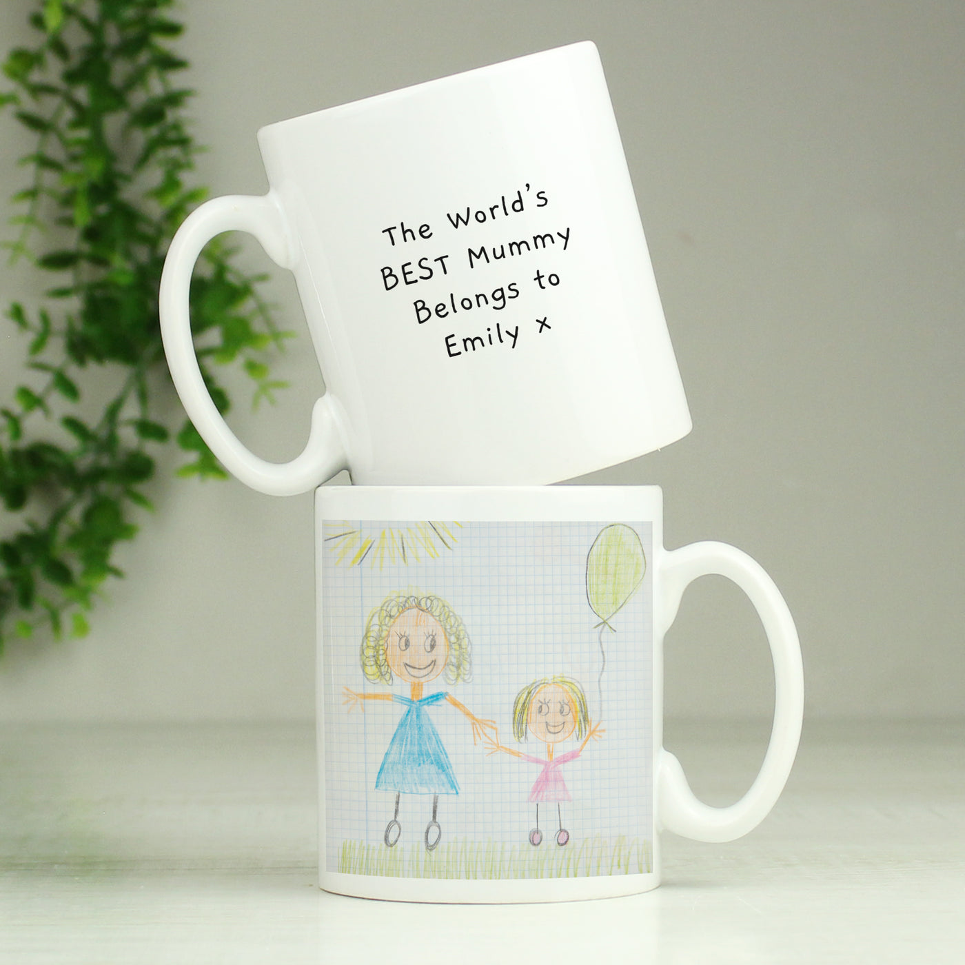 Personalised Childrens Drawing Photo Upload Ceramic Mug