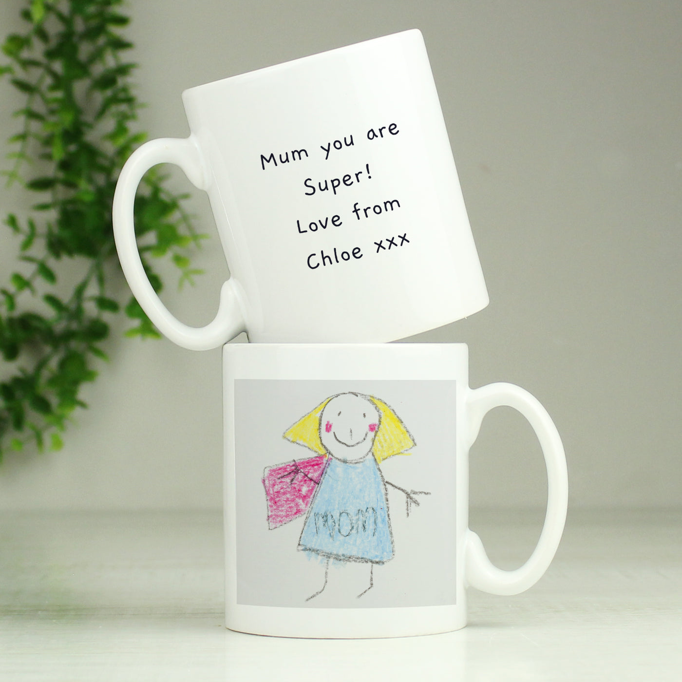 Personalised Childrens Drawing Photo Upload Ceramic Mug